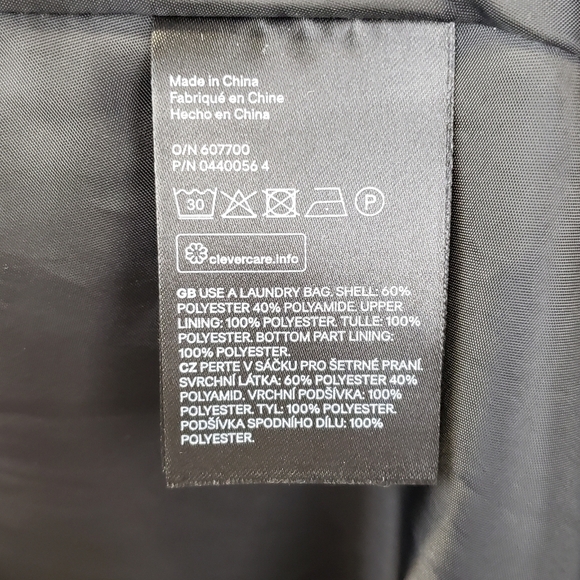 H&M black lace cocktail dress size 4 - Picture 6 of 7